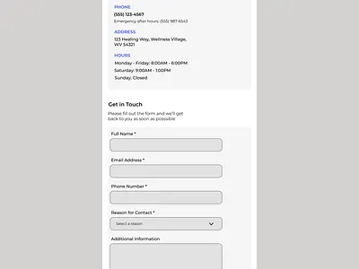Contact Page #DailyUI app branding design graphic design illustration logo typography ui ux vector