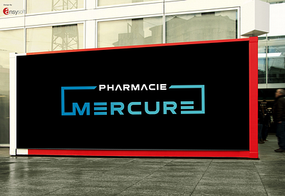 The logo named "Pharmacie Mercure" designed by Ansysoft adobeillustrator branding brussels brusselspharmacy communitypharmacy expertadvice frontlinehealthcare healthandwellness healthpartner localpharmacy logodesign micronutrition northbrussels nutritionexpert patientcare personalizedcare pharmacie pharmaciemercure tailoredguidance trustedpharmacy