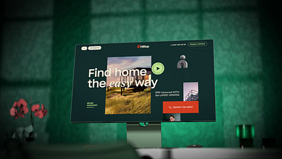 Hilltop | Real Estate Website Design apartment app best web design cool branding design inspiration home page home rental home selling landing landing page luxury real estate luxury ui property property website design real estate real estate agency real estate web web app web design inpiration web ui