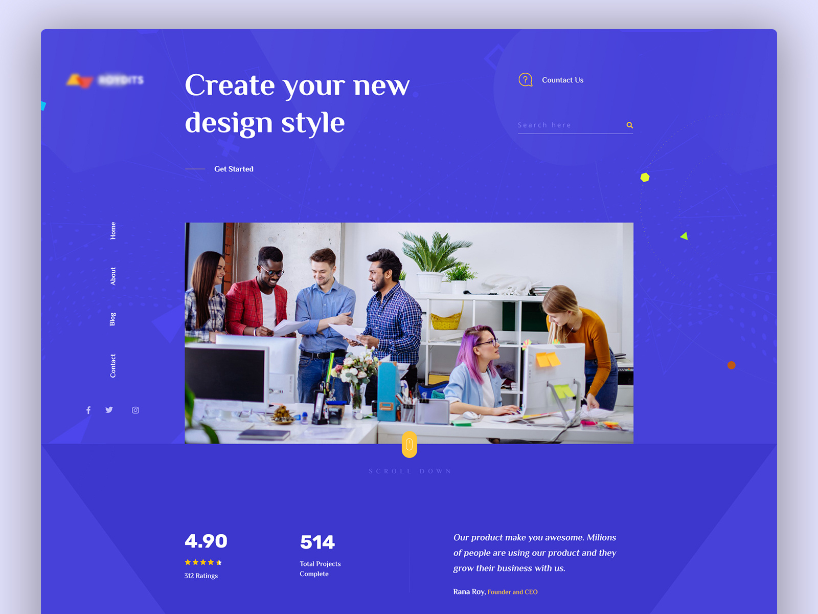 Example of Website Design 6 Pages 