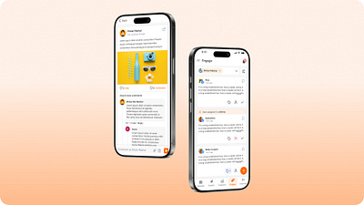 Engage - Social Champ Mobile App mobile mobile ui ui ux