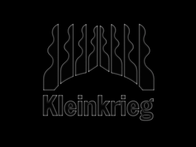 Kleinkrieg logo exploration branding brandmark design graphic design identity logo mark minimal