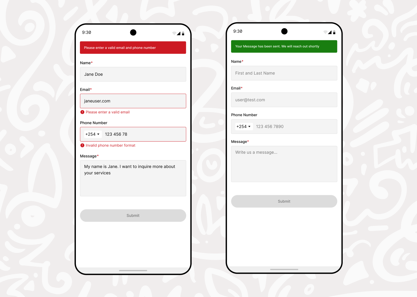 #DailyUI - Flash Message dailyui flash message mobile app ui