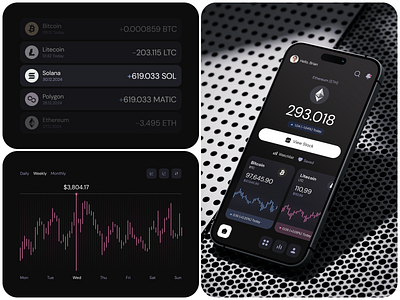 Crypto App Design android app design blockchain crypto app crypto exchange crypto mobile crypto trading crypto ui crypto wallet cryptocurrency digital bank fintech ios mobile app neobanking product design trading trading app