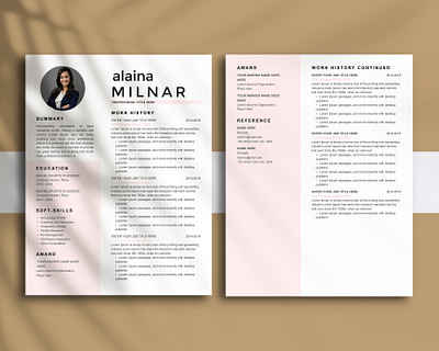 Creative Resume Template personal branding workshop.