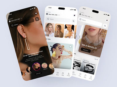 Jewellery App Design app design diamond diamond jewellery app ecommerce app design fashion fashion jewellery app gold jewellery app ios app design jewellery app jewellery shop jewellery website design mobile app online shopping app shop shopping app ui uiux ux