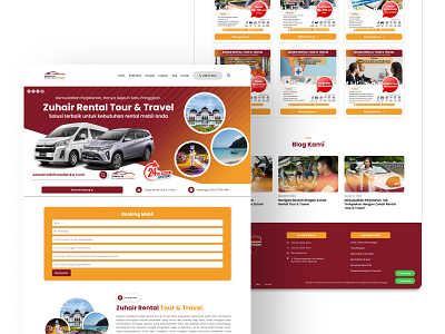 Zuhair Rental Tour & Travel - Car Rentals & Tourism Solutions branding design graphic design ui ux