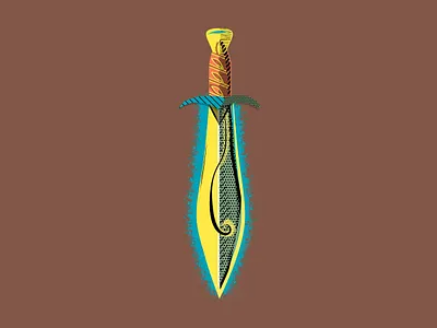 Sting design hobbit illustration sword