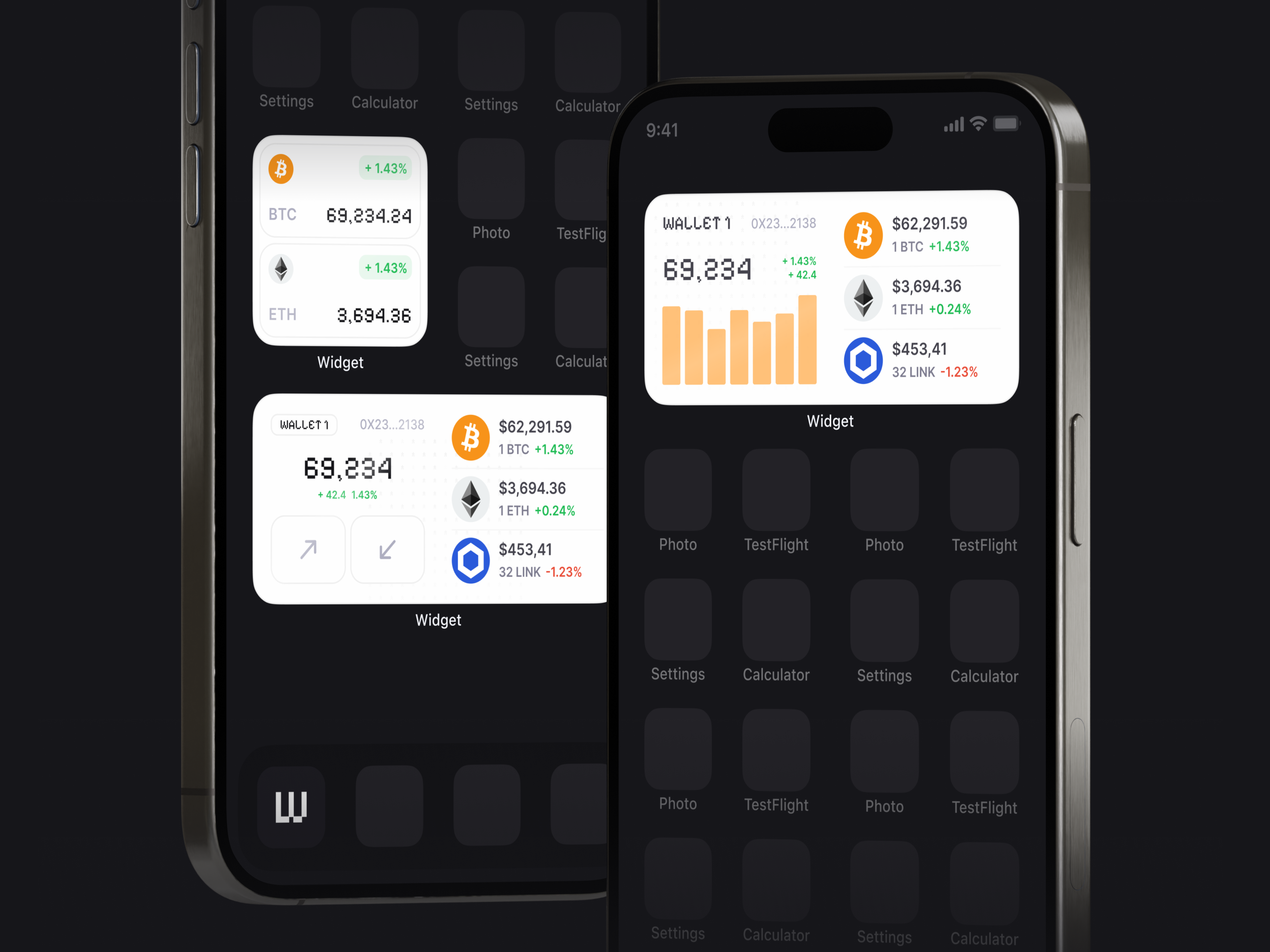 Crypto Wallet App UI Kit - Widgets 3 by Kirill Lipovoi on Dribbble