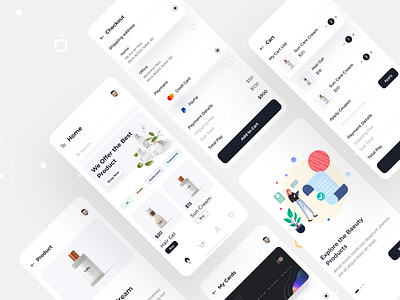 Beauty Product App app design app concept beauty app beauty product dashboard design designer ecommerce experience experimental ui ui design uidesign uiux user interface ux ux design uxdesign