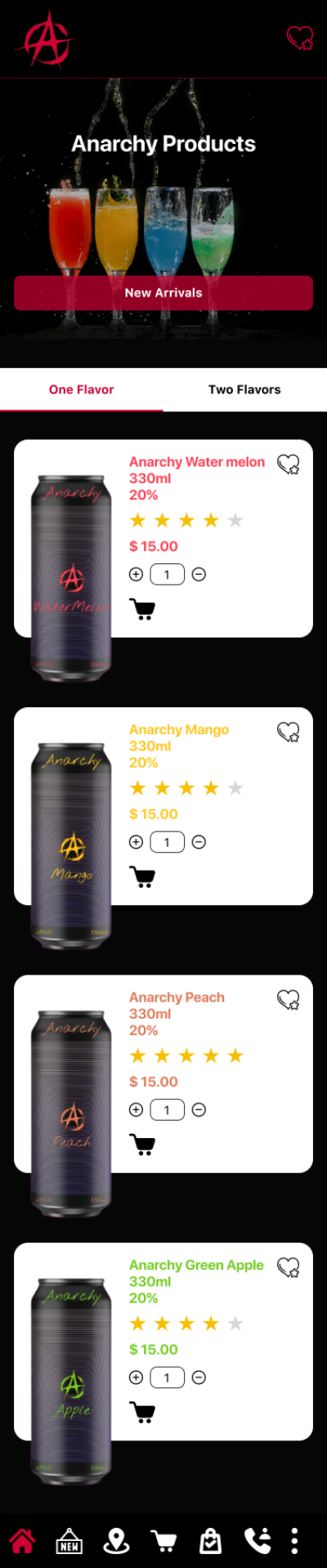 Anarchy Mobile Application figma mobile application ui uxui design