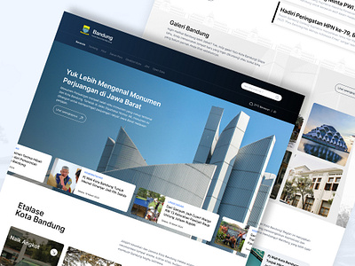 Bandung Gov - Website accessibility civic tech community engagement dashboard design data visualization digital transformation e government government information architecture minimalist design modern design public sector public service responsive design transparency ui design user experience user interface ux design web design