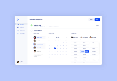 Scheduling a meeting booking calendar illustration meeting saas design ui design ui ux