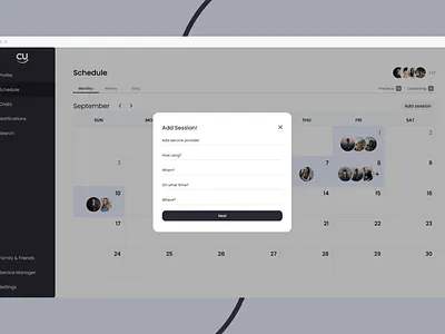 CU Platform (Web/Desktop) b2b b2b2c b2c desktop app management minimalism service management service providers services web app