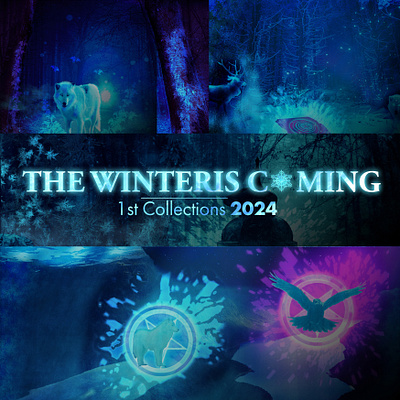 The Winteris Coming 1st Collections christmas christmasrchallenge collage graphic design kinetictypography motion graphics photomanipulation photomontage poster typography