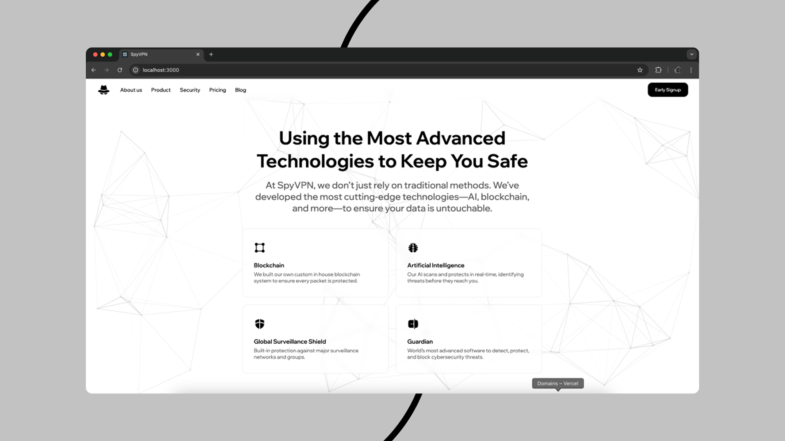 Example of Website Design