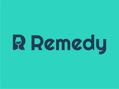 Remedy logotype autentic branding custom design fun graphic design logo mobile app remedy