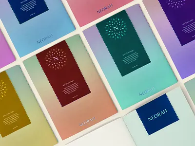 NEORAH brand brand design brandidentity branding design designer icon identity label logo notebook packaging typography vector
