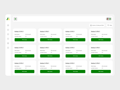 Modern & Minimalist Classroom Management - SIMAN branding cleandesign cleanui design siman ui uidesign