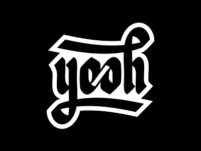 Yeah ambigram