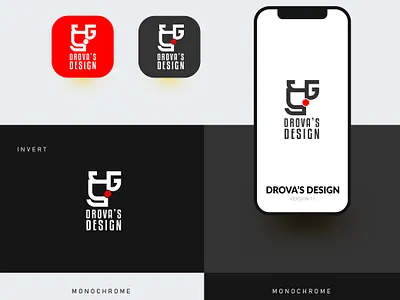 drova's design logo | D Letter logo | drova sarkar branding design graphic design illustration letter logo typography vector