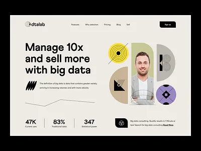 Web Site Design: Landing Page / Home Page UI cloud management cloud storage could database data data management design detail landing page management manager minimal orix product design sajon statistics ui ux uxdesign web3 webapp