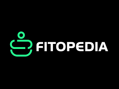 Fitopedia Concept Logo Design branding fit fitness health illustration logo medical vector wellness yoga