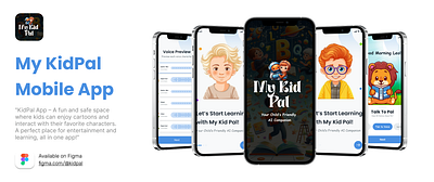 My Kid Pal (UI/UX Design) branding ui