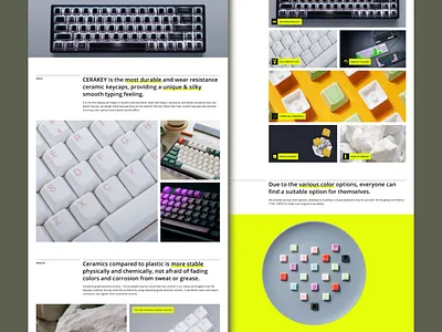 Landing page for new startup Cerakey branding design icon icons landing landing page typography ui ux