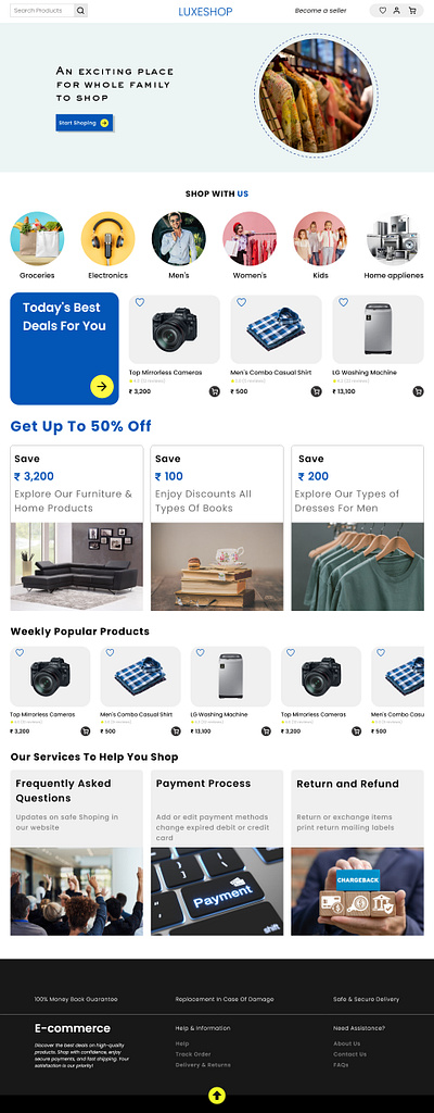 E-commerce Engaging, Elegant & Efficient branding ui uiux webdesign