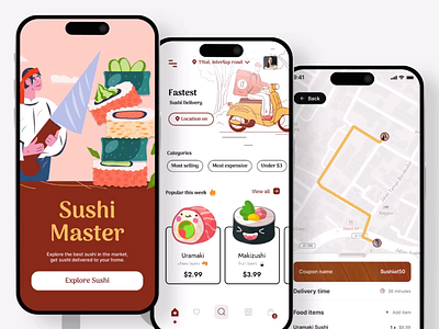 Food app design mobile app design