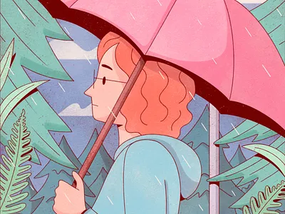 Chin Up comic comic book graphic novel illustration procreate texture woman