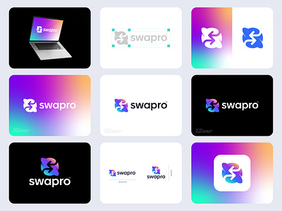 Swapro Logo Design | Modern Cryptocurrency Exchange Logomark a b c d e f g h i j k l m n brand guidelines brand identity branding crypto logo cryptocurrency defi exchange icon identity logo logo design logotype minimalist modern logo o p q r s t u v w x y z swap symbol vector web3