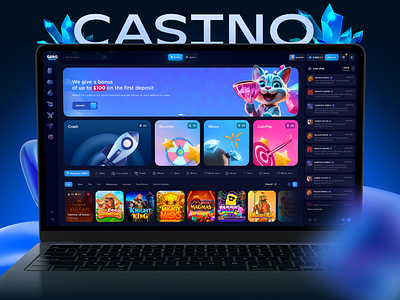 Casino Online betting betting app casino casino banner casino mobile app casino ui casino ux crypto crypto casino design casino gambling game game design igaming interface online casino original games poker slots web casino