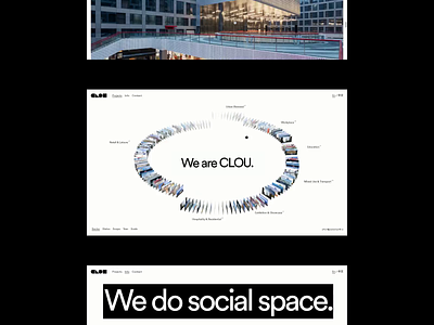 CLOU Interaction Design animation web design website