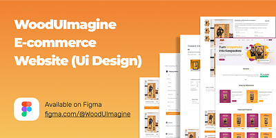 WoodUImagine Website Design. branding graphic design logo ui