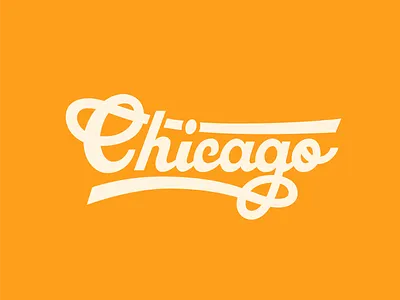 Chi-Town chicago design illustration logodesign pizza script script lettering type design typography typography art typography logo vector