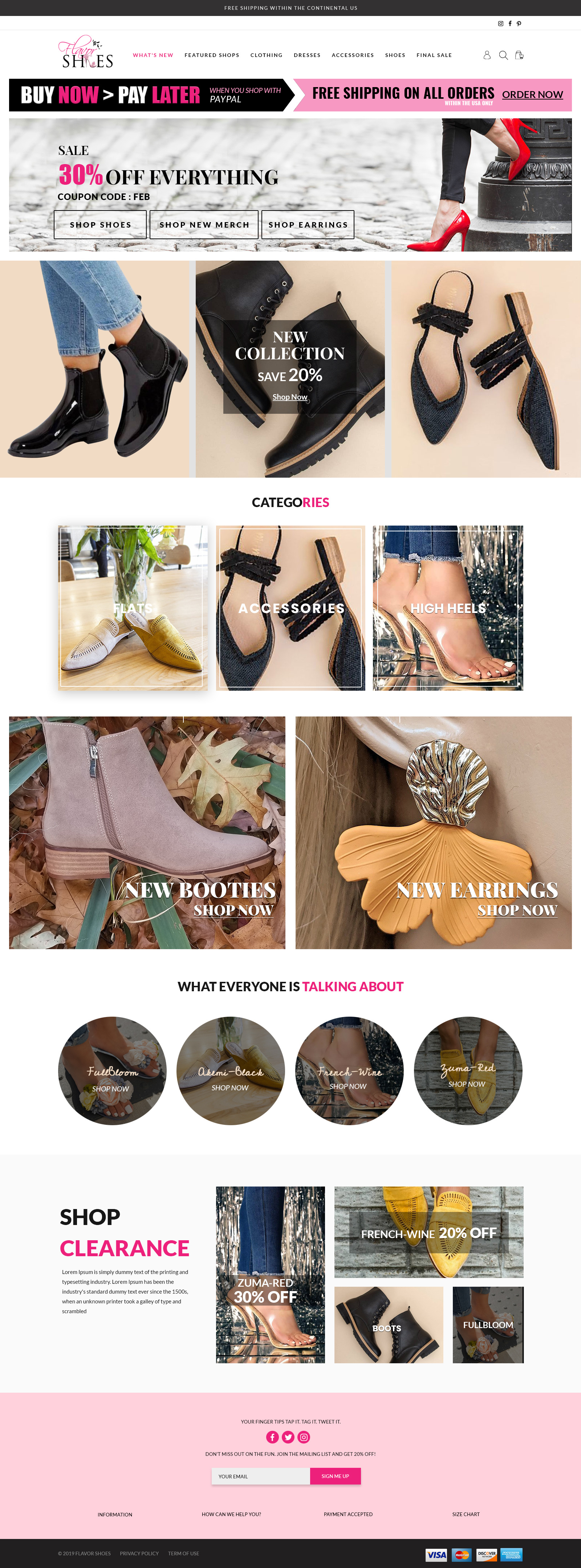 Example of E Commerce Site Design & Development