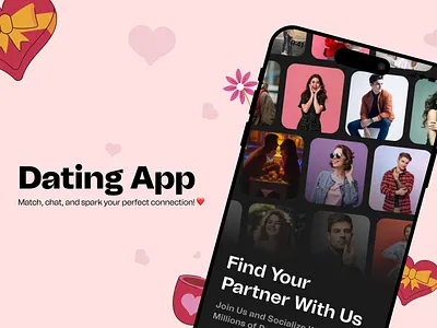 Best Dating App UI Design app design app ui design bumble dating dating app dating app design dating app ui dating app ui design dating app ui kit dating mobile app dating website hinge match finder online dating relationship tinder ui ux