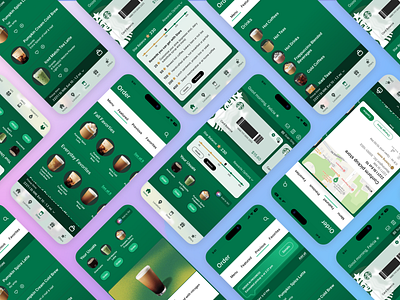 Starbucks App Refresh app design coffee design figma product design starbucks ui ux