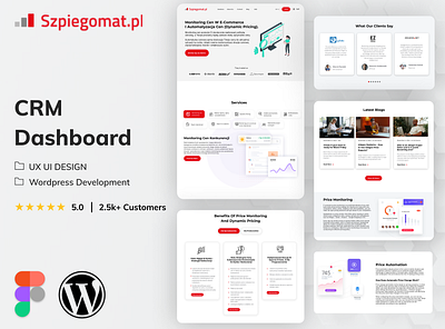 CRM Dashboard Web UI/UX Design & WordPress Development consultant consulting website crm crm dashboard dashboard it company tach consultant ui ui ux design ux website website design website development wordpress development