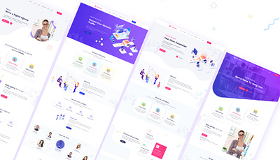 Naive Agency Template Html agency creative creative agency creative template creative theme digital digital agency react react website reactjs