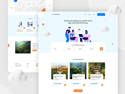 Land Listing / Estate Agent Website estate agency estate agent estate agents land listing plot listing real estate real estate agency real estate agent real estate branding