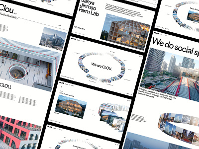CLOU Architects animation web web design website