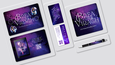 Brea Viragh Print Assets author book branding design graphic design illustration logo print typography vector