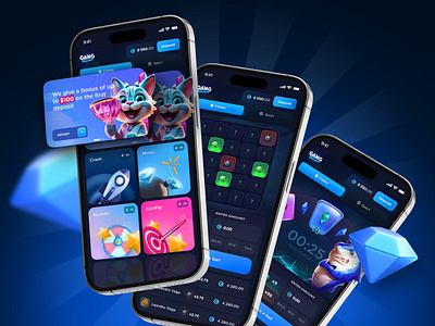 Casino & Gambling Mobile Design casino casino banner casino branding casino dashboard casino games crypto casino gambling gaming live casino new casino online casino promotions slot casino slots sport betting web casino web3 casino