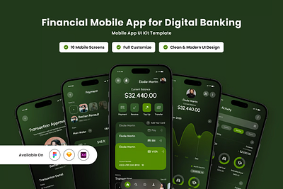 Revolutionize Digital Banking with a Sleek and Secure UI 💰📱 3d animation branding graphic design logo motion graphics ui