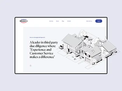 Recovco Mortgage Web Redesign animation branding color design illustration ui uiux vector web design website