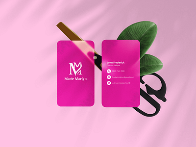 MARIE MARLYN - Logo & Brand Identity Design beauty brand identity branding design graphic design hair care logo logo design product salon