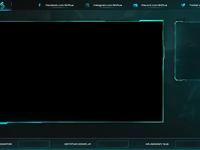 Twitch - Overlay design dark design game game design graphic design overlay template twitch ui uiux web